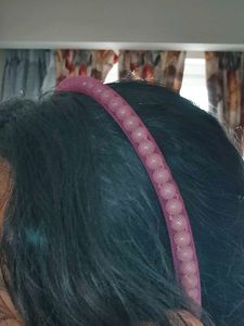 Pink Pearl Embellished Headband