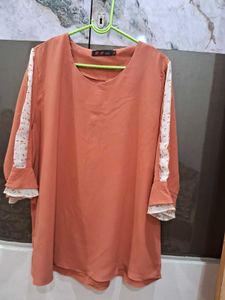 Coral Bell Sleeve Tunic Top