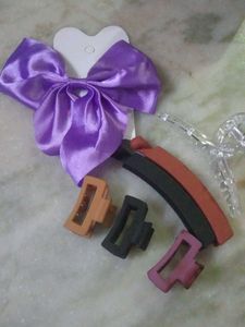 Assorted Hair Clips &amp; Bow Set