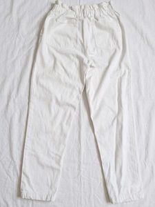 White High-Waisted Pants