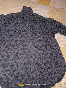Charcoal And White Shirt For Mens✨