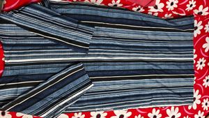Black and white Striped Kurta top