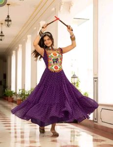 New Bandhani Navratri Anarkali