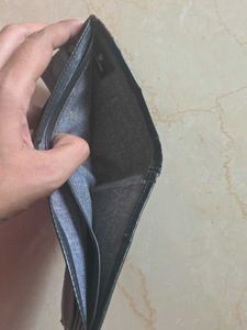 Two-Tone Leather Bifold Wallet