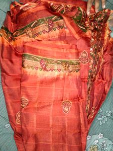 Elegant Red Saree