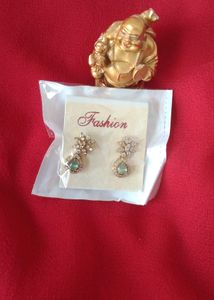 Elegant Gemstone Drop Earrings