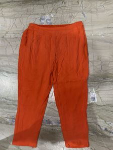 Orange Ethnic Pants