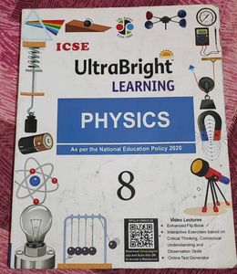 ICSE UltraBright Learning Physics Book - Grade 8