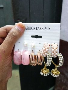 Set of 5 Fashion Earrings