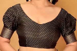 Elegant Teal &amp; Black Saree with Gold Border