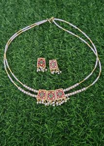 Elegant Pearl &amp; Gold Jewelry Set