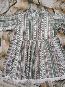 Ethnic Print Dress