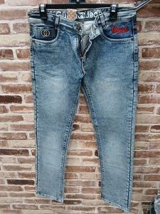 Stylish Acid Wash Jeans