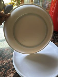 Set Of Five Plastic Plates