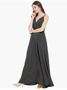 Elegant Black Wrap Dress
