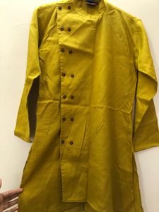 Men's Mustard Yellow Kurta