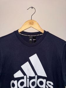 Adidas Navy Blue T-Shirt with Logo
