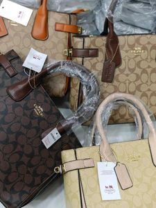 •Coach Signature Canvas Tote Bag* WITHOUT BOX