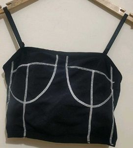 Black ⚫ Light Padded Sports Bra For 32 A Bust