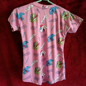 Cute Pinteresty Aesthetic Dinosaur Pink Top