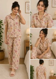 Floral Print Pajama Set