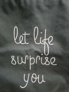 Stylish Tote Bag - Let Life Surprise You