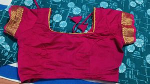 Maroon &amp; Gold Ethnic Blouse