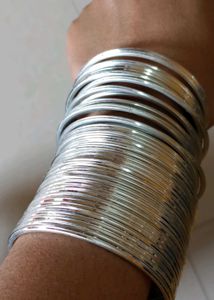Set of Silver Bangles