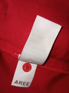 Vibrant fushia pink Collared Button-Up Shirt