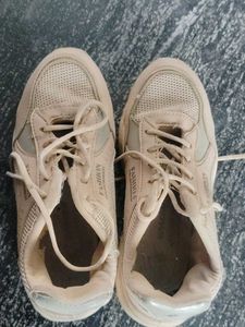 Stylish Beige Casual Sneakers