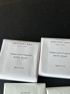 4 APOTHECARY Bath Soap- Himalayan Cider Orange