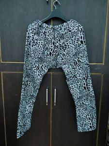 Chic Leopard Print Kurta Set (coordset)
