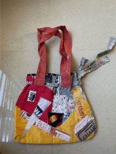 Unique Patchwork Tote Bag