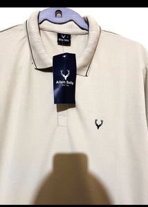 Men's Beige Polo T-Shirt new wdt tag