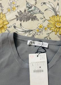 Zara Grey Sleeveless Top