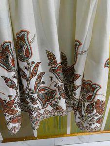 Elegant White Printed Kurta