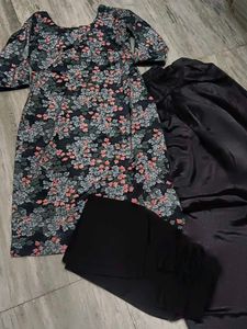 3 Pcs Dhoti Kurti Legging Suit