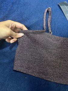 Sparkly Spaghetti Strap Top