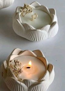 Decorative Lotus Candle Holder