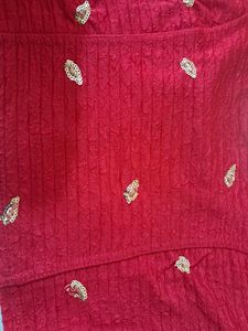 Stunning pink Embroidered Blouse