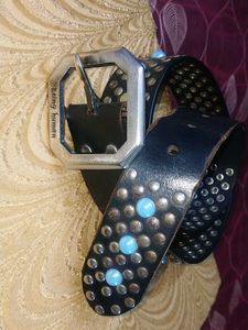 Being Human Blue Stone Belt Pure Leather