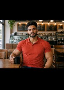 Men's Red Polo Shirt
