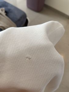 Zara Cream Textured T-shirt