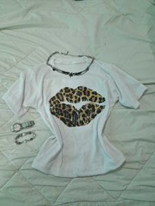 Leopard Lips Graphic Tee