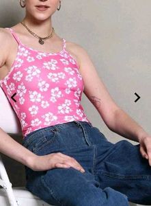 Vibrant Floral Print Tank Top