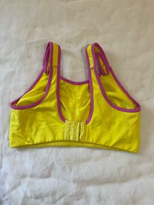 Vibrant Yellow Sports Bra