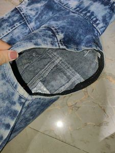 Distressed Denim Vest