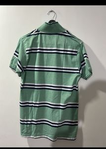 Striped Green Polo Shirt