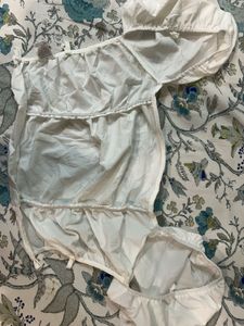 SHEIN Ruched Puff-Shoulder Top