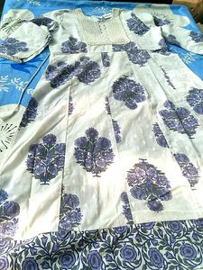 New Floral Print  Anarkali Dress